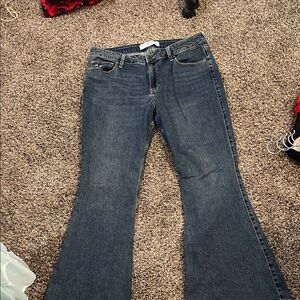Hollister Dark Blue Flare Jeans